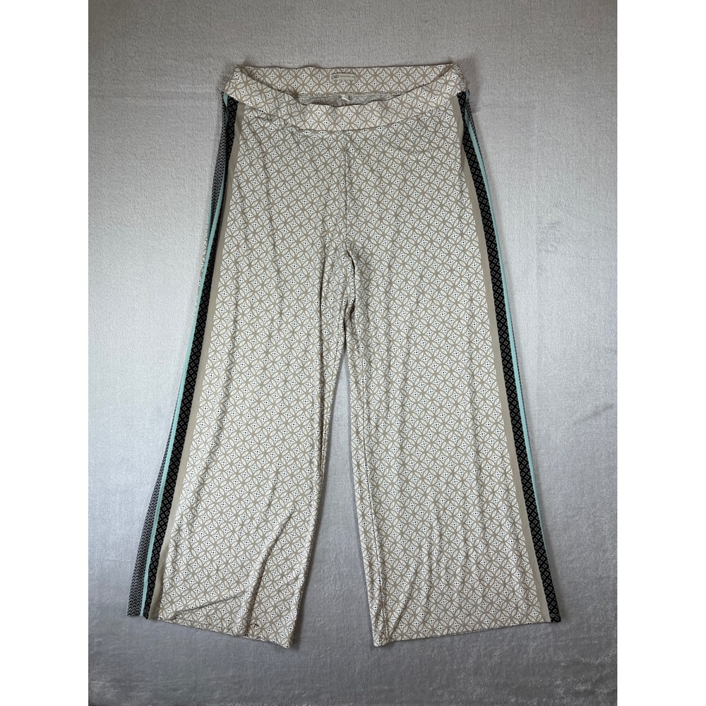 Cato Women's 18/20W Wide Leg Geometric Print Pants Side Stripe Patterned